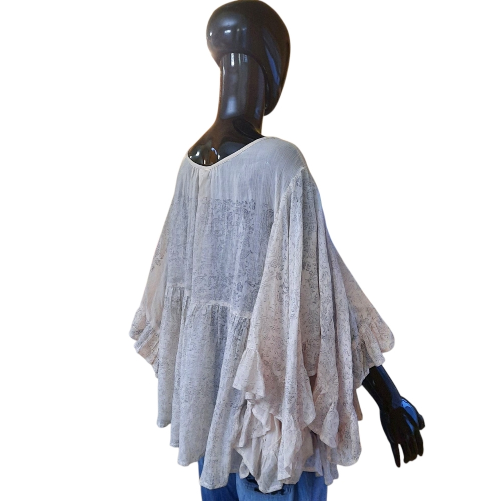 ivy jane Boho Novelty Top | Light Pink | Size XL - Picture 9 of 15